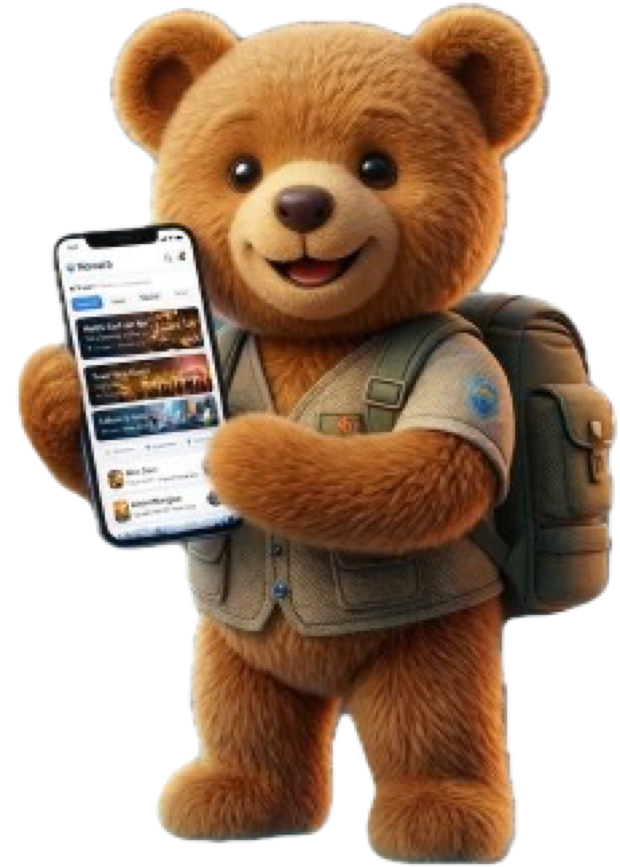 Die NOVURA-App mit dem Begleiter Teddy